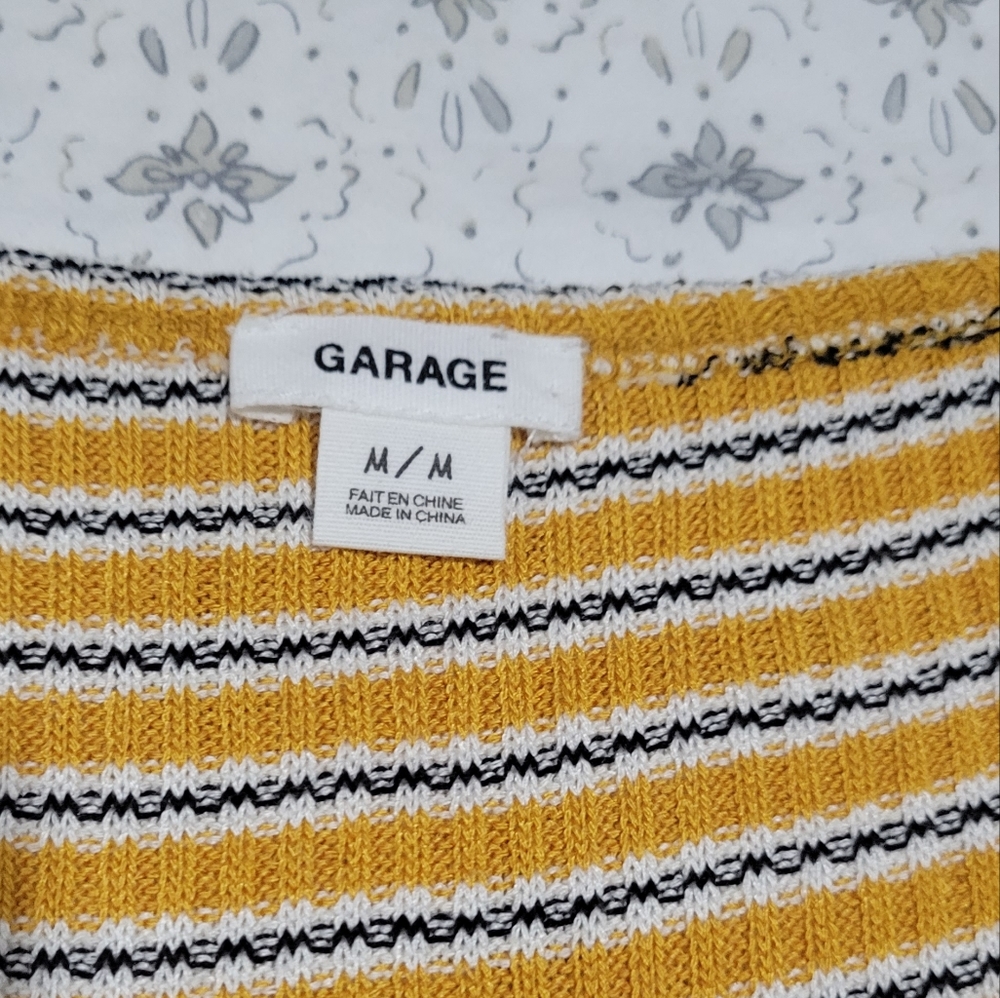 Garage Striped Button Top - Picture 3 of 4